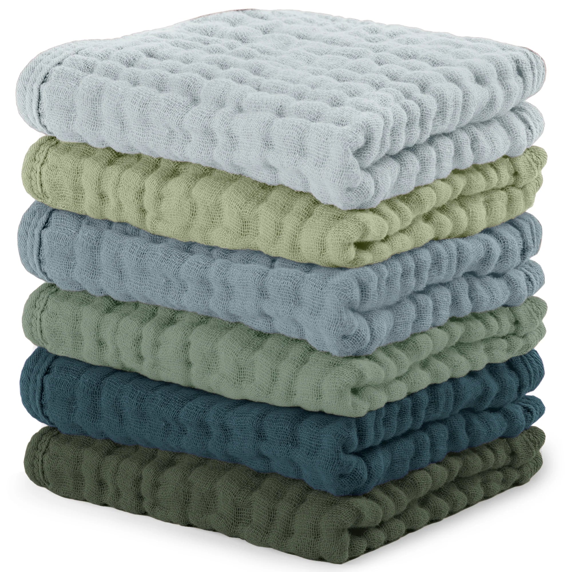 Muslin Washcloths Pack of 6