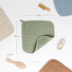 Muslin Washcloths Pack of 6