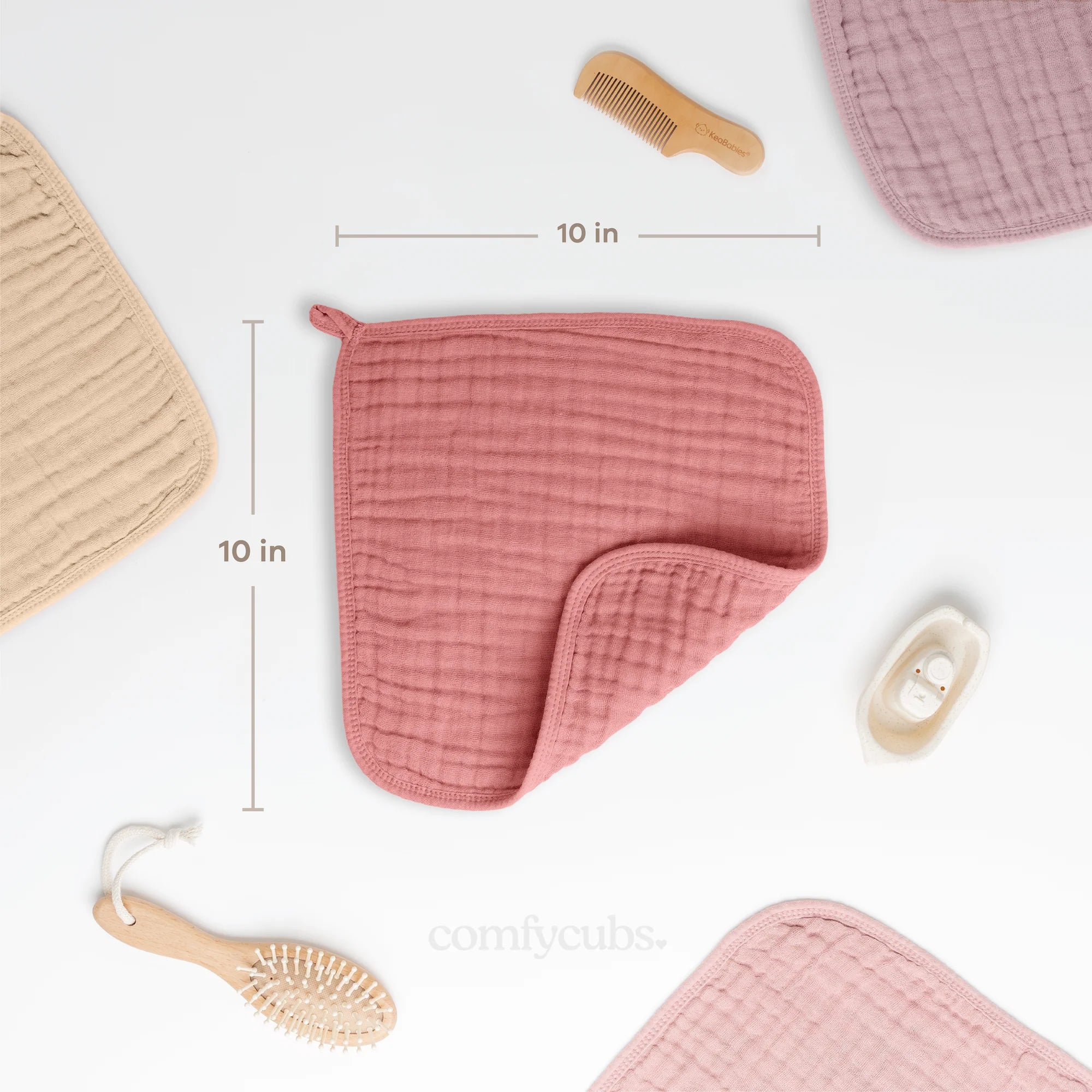 Muslin Washcloths Pack of 6
