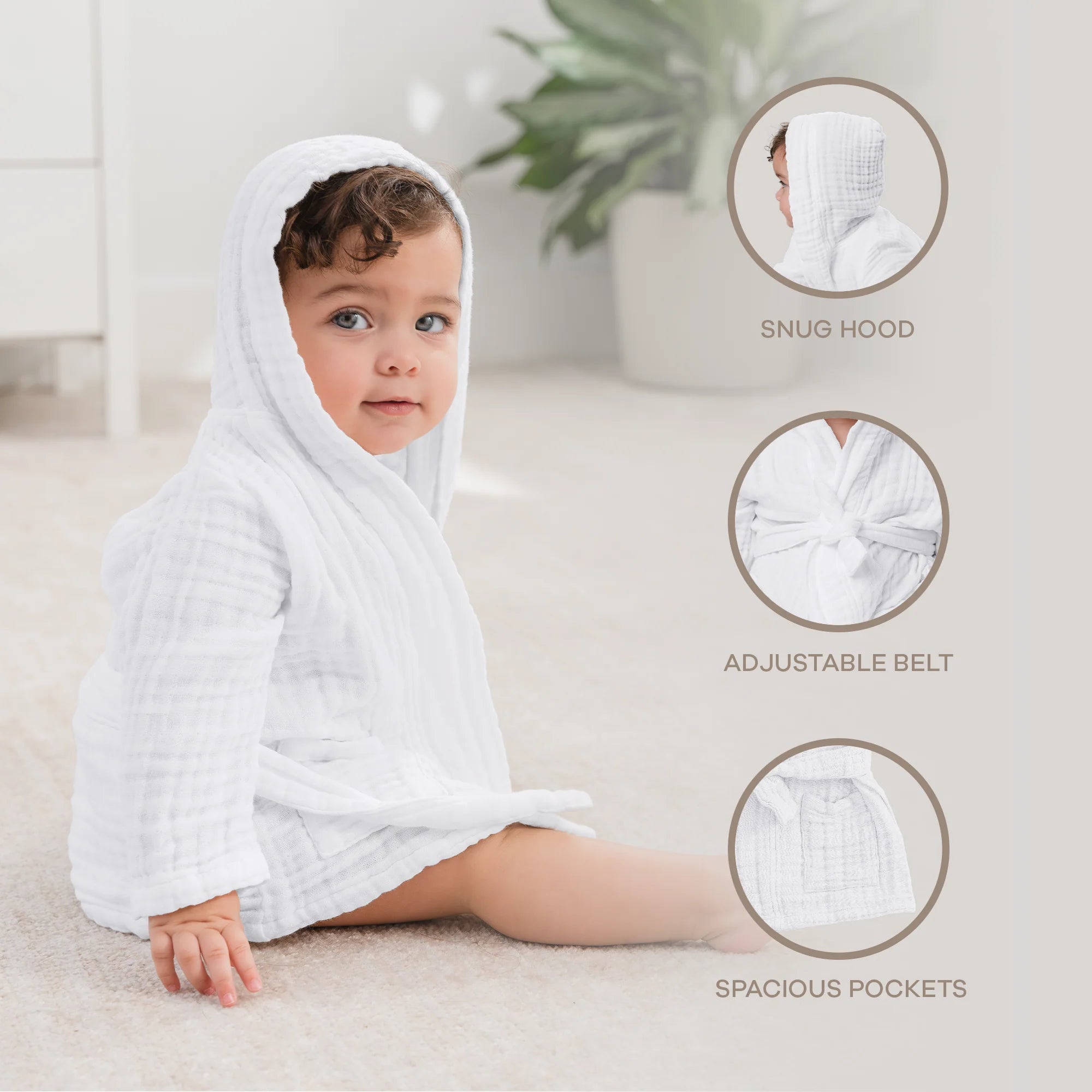 Comfy Cubs - Muslin Robe